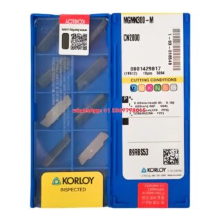 Original Korloy MGMN300-M MGMN300 Carbide Turning Insert - Diamond 86° (10 PCS) MGMN300-M CN2000