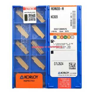 Original Korloy MGMN300-M NC3020 Carbide Turning Insert - Diamond 86° | Cast Iron (10 PCS)
