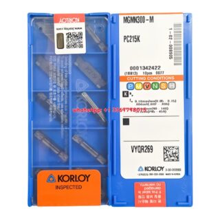 Original Korloy MGMN300-M MGMN300 Carbide Insert - Diamond 86° (10 PCS) MGMN300-M PC315K