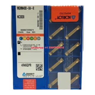 Original Korloy MGMN400-04-R NC3030 Carbide Turning Insert - Diamond 86° | Cast Iron (10 PCS)