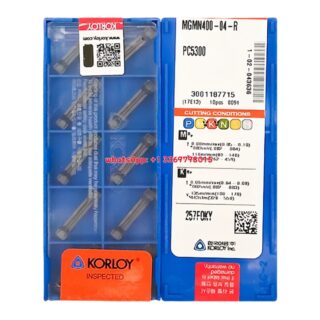 Original Korloy MGMN4004-DS MGMN4004 Carbide Insert - Diamond 86° (10 PCS) MGMN4004-DS TC520