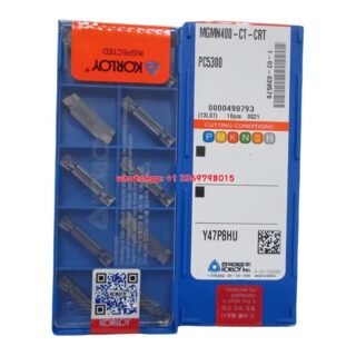 Original Korloy MGMN400-CT-CRT PC5300 Carbide Turning Insert - Diamond 86° | Steel (10 PCS)