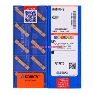 Original Korloy MGMN400-G NC3020 Carbide Turning Insert - Diamond 86° | Cast Iron (10 PCS)