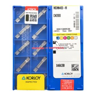 Original Korloy MGMN400-M MGMN400 Carbide Turning Insert - Diamond 86° (10 PCS) MGMN400-M CN2000