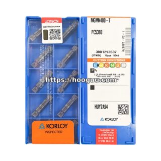 Original Korloy MGMN400-T PC5300 Carbide Turning Insert - Diamond 86° | Steel & More