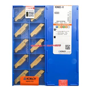 Original Korloy MGMN800-M NC3020 Carbide Turning Insert - Diamond 86° | Steel, Stainless Steel (10 PCS)