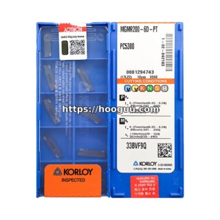 Original Korloy MGMR200-6D-PT PC5300 Carbide Grooving/Parting Insert - Diamond 86° | Steel & More
