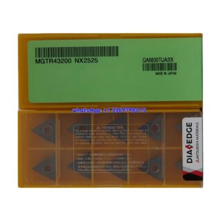 Original Mitsubishi MGTR43200 NX2525 Carbide Insert - Diamond 86° | Steel (10 PCS)