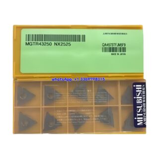 Original Mitsubishi MGTR43250 NX2525 Carbide Insert - Diamond 86° | Steel (10 PCS)