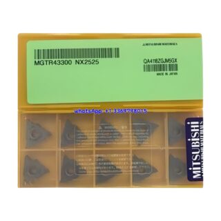Original Mitsubishi MGTR43300 NX2525 Carbide Insert - Diamond 86° | Steel (10 PCS)