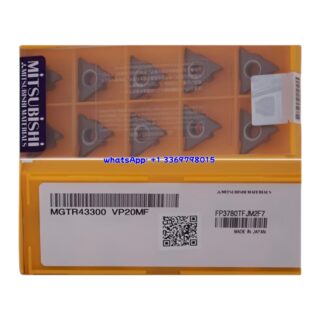 Original Mitsubishi MGTR43300 MGTR43300 Carbide Insert - Diamond 86° (10 PCS) MGTR43300 VP20MF