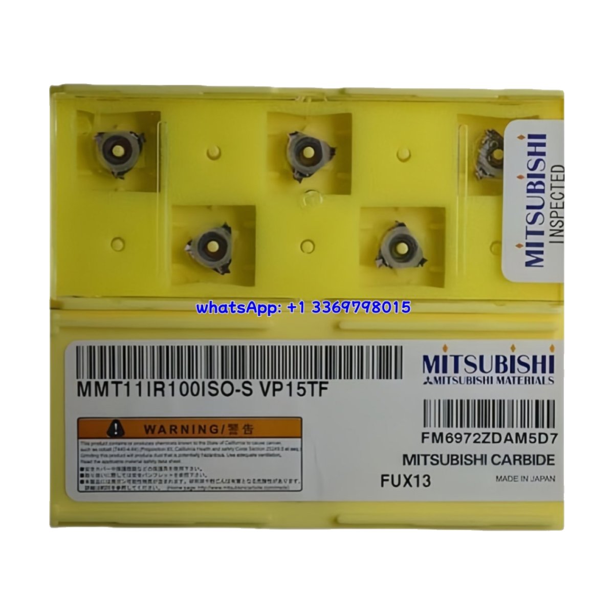 Mitsubishi MMT11IR100ISO-S VP15TF Diamond 86° Steel
