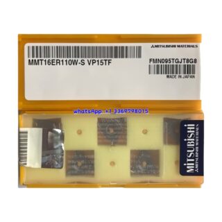 Original Mitsubishi MMT16ER110W-S VP15TF Carbide Insert – Diamond 86° | Steel, Stainless Steel (10 PCS)