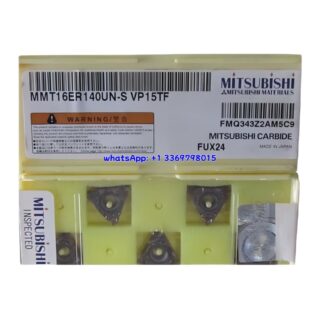 Original Mitsubishi MMT16ER140UN-S VP15TF Carbide Insert - Diamond 86° | Steel, Stainless Steel (10 PCS)