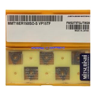 Original Mitsubishi MMT16ER150ISO-S VP15TF Carbide Insert - Diamond 86° | Steel, Stainless Steel (10 PCS)