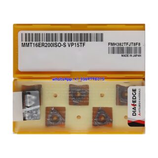 Original Mitsubishi MMT16ER200ISO-S VP15TF Carbide Insert - Diamond 86° | Steel, Stainless Steel (10 PCS)