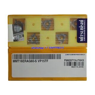 Original Mitsubishi MMT16ERAG60-S VP15TF Carbide Insert - Diamond 86° | Steel, Stainless Steel (10 PCS)