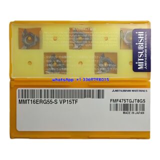Original Mitsubishi MMT16ERG55-S VP15TF Carbide Insert - Diamond 86° | Aluminum (10 PCS)