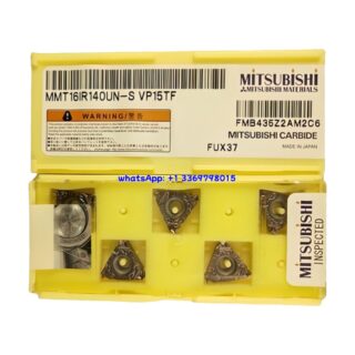 Original Mitsubishi MMT16IR140UN-S VP15TF Carbide Insert - Diamond 86° | Steel, Stainless Steel (10 PCS)