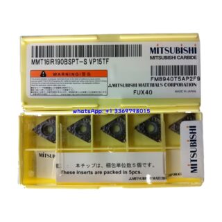 Original Mitsubishi MMT16IR190BSPT-S VP15TF Carbide Insert - Diamond 86° | Steel, Stainless Steel (10 PCS)