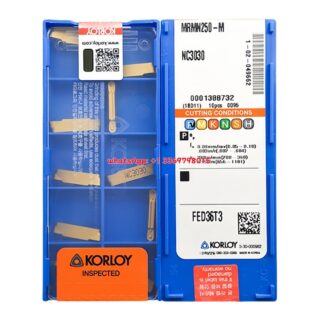 Original Korloy MRMN250-M NC3030 Carbide Turning Insert - Diamond 86° | Steel & More (10 PCS)