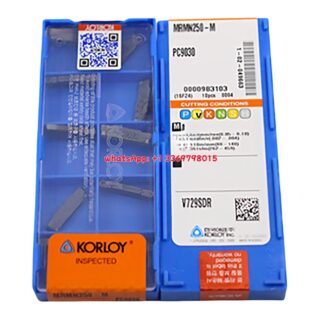 Original Korloy MRMN250-M MRMN250 Carbide Turning Insert - Diamond 86° (10 PCS) MRMN250-M NC3120
