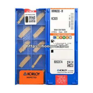 Original Korloy MRMN300-M NC3020 Carbide Grooving/Parting Insert - Diamond 86° | Steel, Hardened Steel