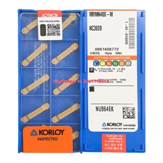 Original Korloy MRMN400-M NC3020 Carbide Turning Insert - Diamond 86° | Steel, Cast Iron (10 PCS)