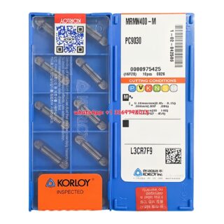 Original Korloy MRMN400-M PC9030 Carbide Turning Insert - Diamond 86° | Steel, Stainless Steel (10 PCS)