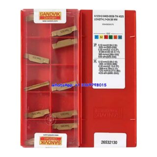Original Sandvik N123H2-0400-0008-TM Carbide Turning Insert 4325 N123H2-0400-0008-TM 4325