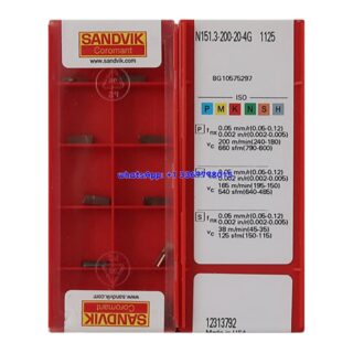 Original Sandvik N151.3-200-20-4G Carbide Turning Insert 1125 N151.3-200-20-4G 1125