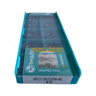 Original TaeguTec 05T3TN-AL Carbide Insert (10 PCS) OFCT K10 OFCT 05T3TN-AL K10
