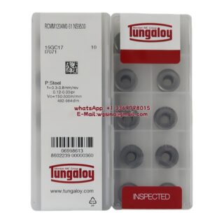 Original Tungaloy RCMM1204M0-61-NS9530 NS9530 Carbide Insert - Round (10 PCS)