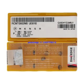 Original Mitsubishi RCMT0602M0-1 UE6110 Carbide Insert - Round (10 PCS)