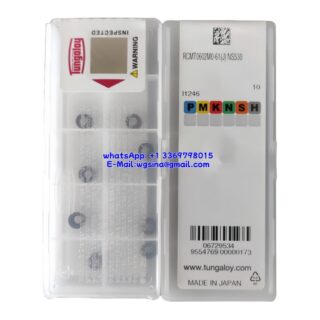Original Tungaloy RCMT0602MO-61 NS530 Carbide Insert - Round (10 PCS) RCMT0602MO-61(J) NS530