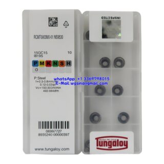 Original Tungaloy RCMT0803MO-61 NS9530 Carbide Insert - Round (10 PCS)