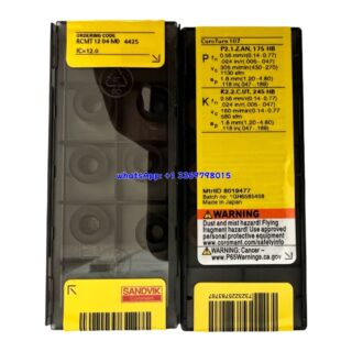 Original Sandvik RCMT1204M0 Carbide Turning Insert - Round 4425 RCMT1204M0 4425