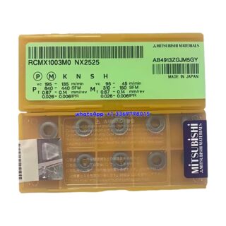 Original Mitsubishi RCMX1003M0 NX2525 Carbide Insert - Round | Steel (10 PCS)