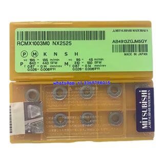 Original Mitsubishi RCMX1003M0 NX2525 Carbide Insert - Round | Steel & More (10 PCS)