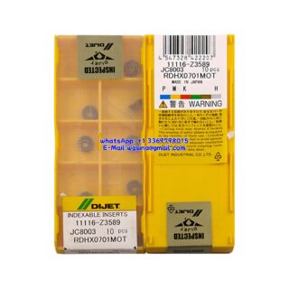 Original DIJET RDHX0701MOT JC8003 Carbide Insert - Round (10 PCS)