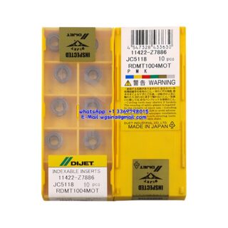 Original DIJET RDMT1004MOT JC5118 Carbide Insert - Round (10 PCS)