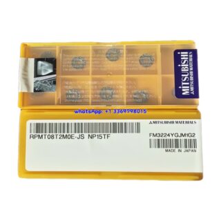 Original Mitsubishi RPMT08T2MOE-JS Carbide Insert - Round (10 PCS) NP15TF RPMT08T2MOE-JS NP15TF