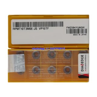Original Mitsubishi RPMT10T3MOE-JS VP15TF Carbide Insert - Round | Steel, Stainless Steel (10 PCS)