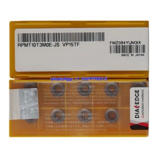 Original Mitsubishi RPMT10T3MOE-JS VP15TF Carbide Insert - Round | Steel & More (10 PCS)