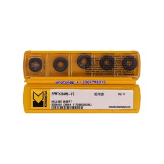 Original Kennametal RPMT1204M0-FS Carbide Insert - Round (10 PCS) RPMT1204M0-FS KCPK30