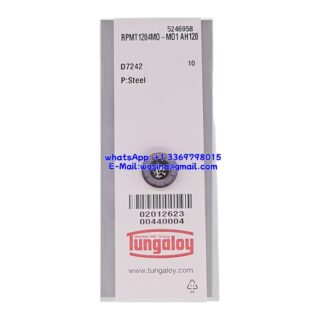 Original Tungaloy RPMT1204M0-M01-AH120 AH120 Carbide Insert - Round | Hardened Steel (10 PCS)
