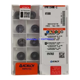 Original Korloy RPMT1204M0-Q KF5800 Carbide Turning Insert - Round (10 PCS)