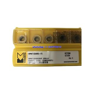 Original Kennametal RPMT1204MO-FS KC725M Carbide Insert - Round | Stainless Steel (10 PCS)