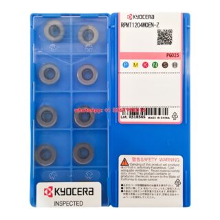 Original Kyocera RPMT1204MOEN-Z PG035 Carbide Milling Insert - Round (10 PCS)