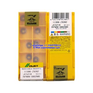 Original DIJET RPMW0802MO JC5218 Carbide Insert - Round (10 PCS)